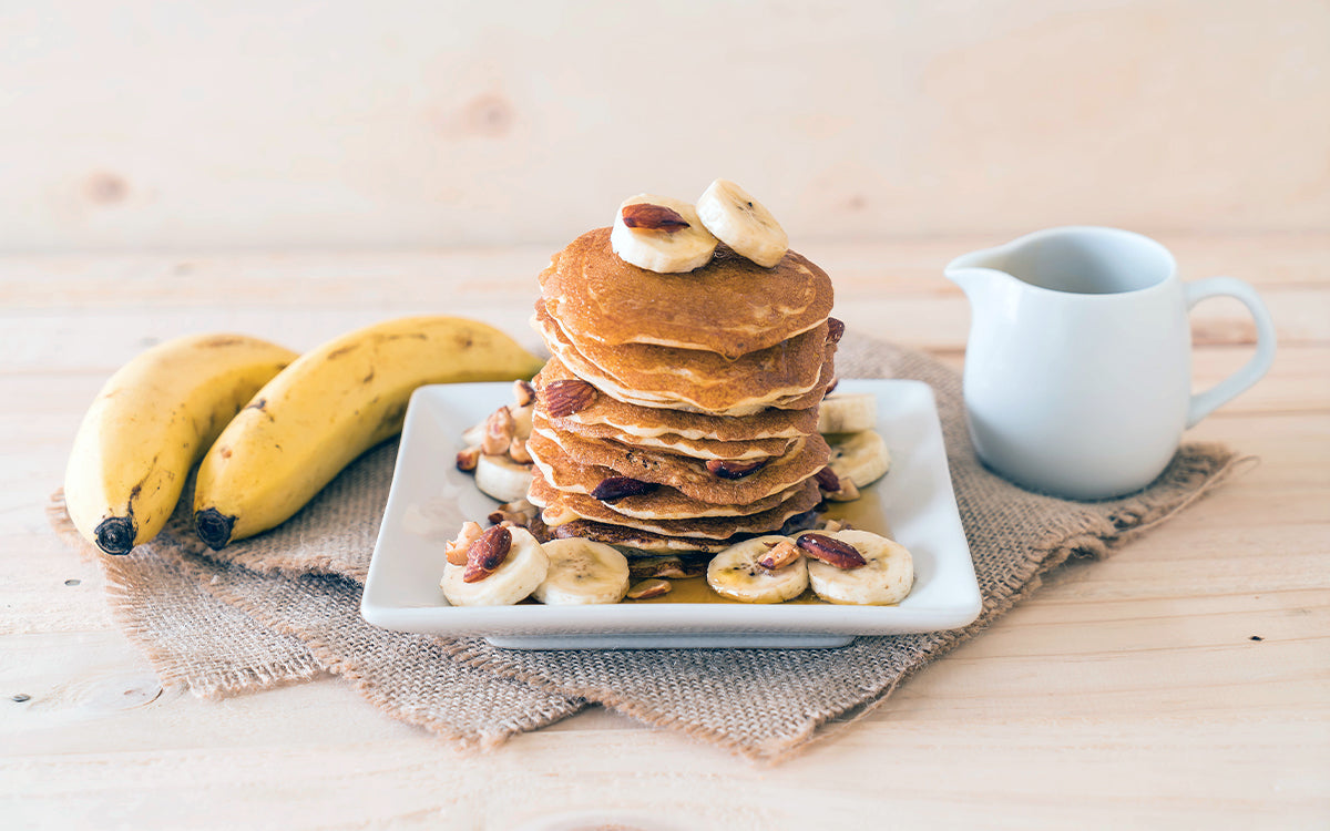 Banana Oat Pancakes with Gut Superblend