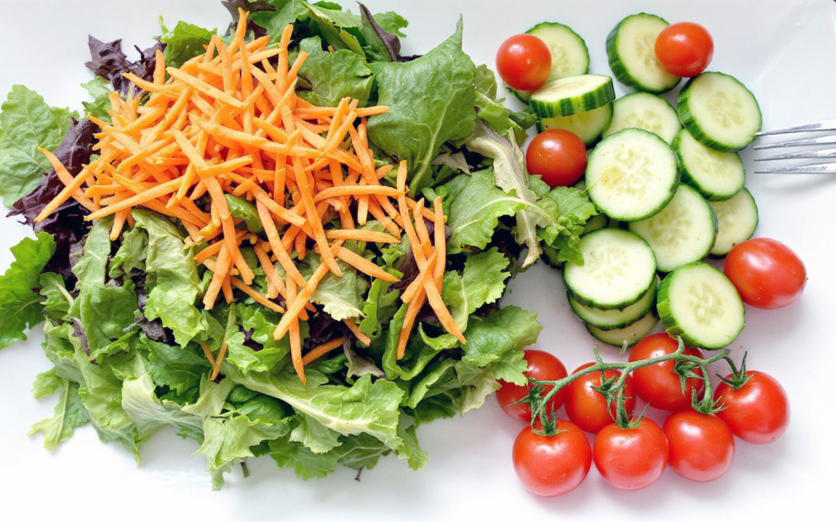 Gut - Friendly Salad with Gut Superblend and Fermented Dressing