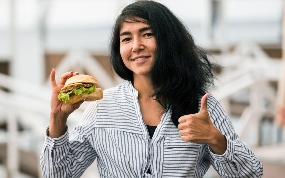 Gut-friendly veggie burgers