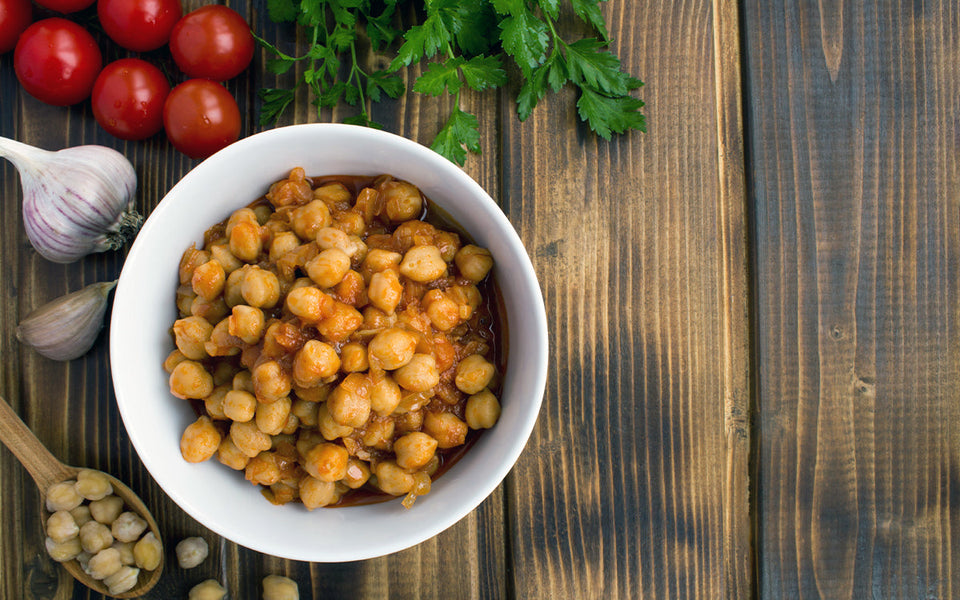 Spiced Chickpeas with Dates and Almonds