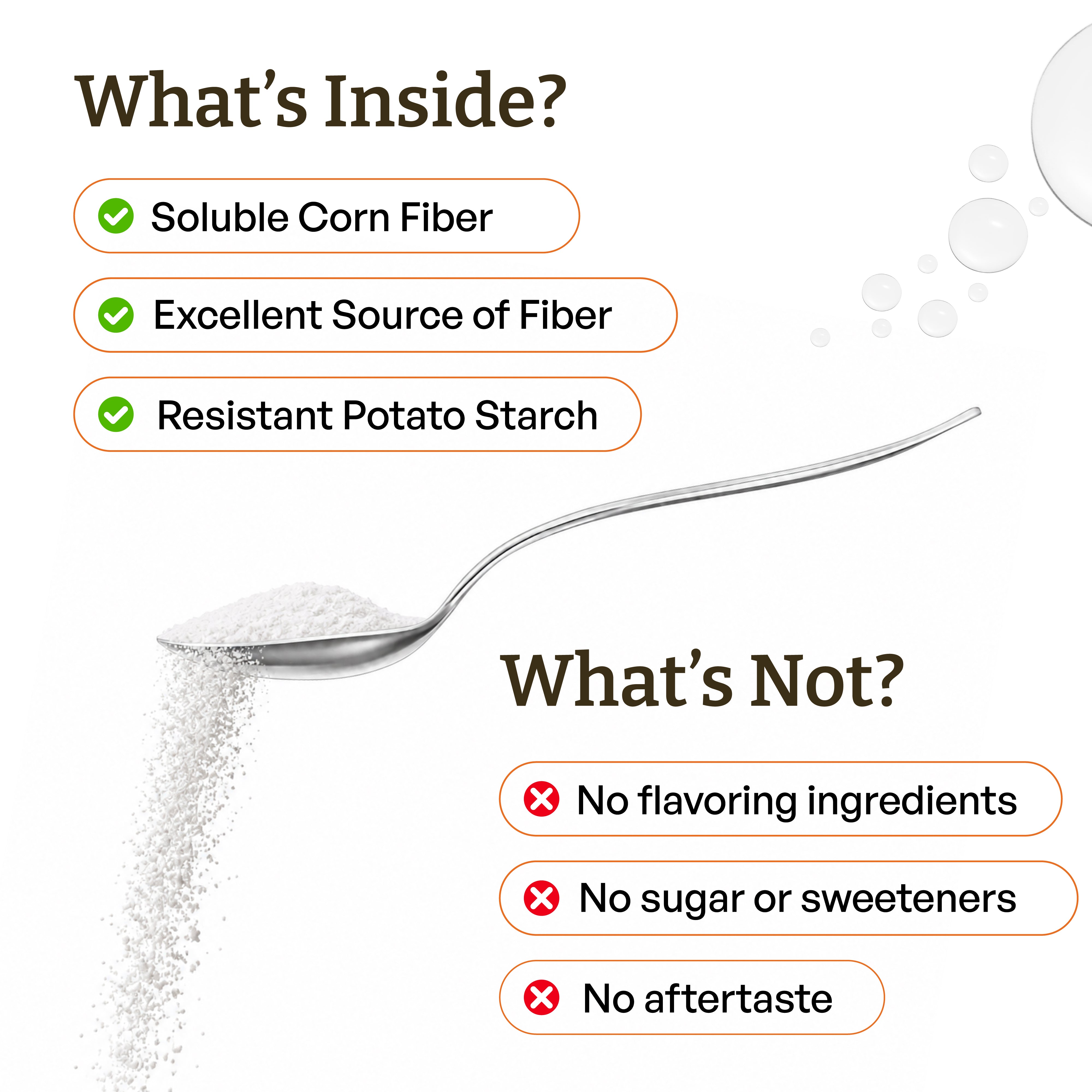 Fiber+ Prebiotic Fiber Boost