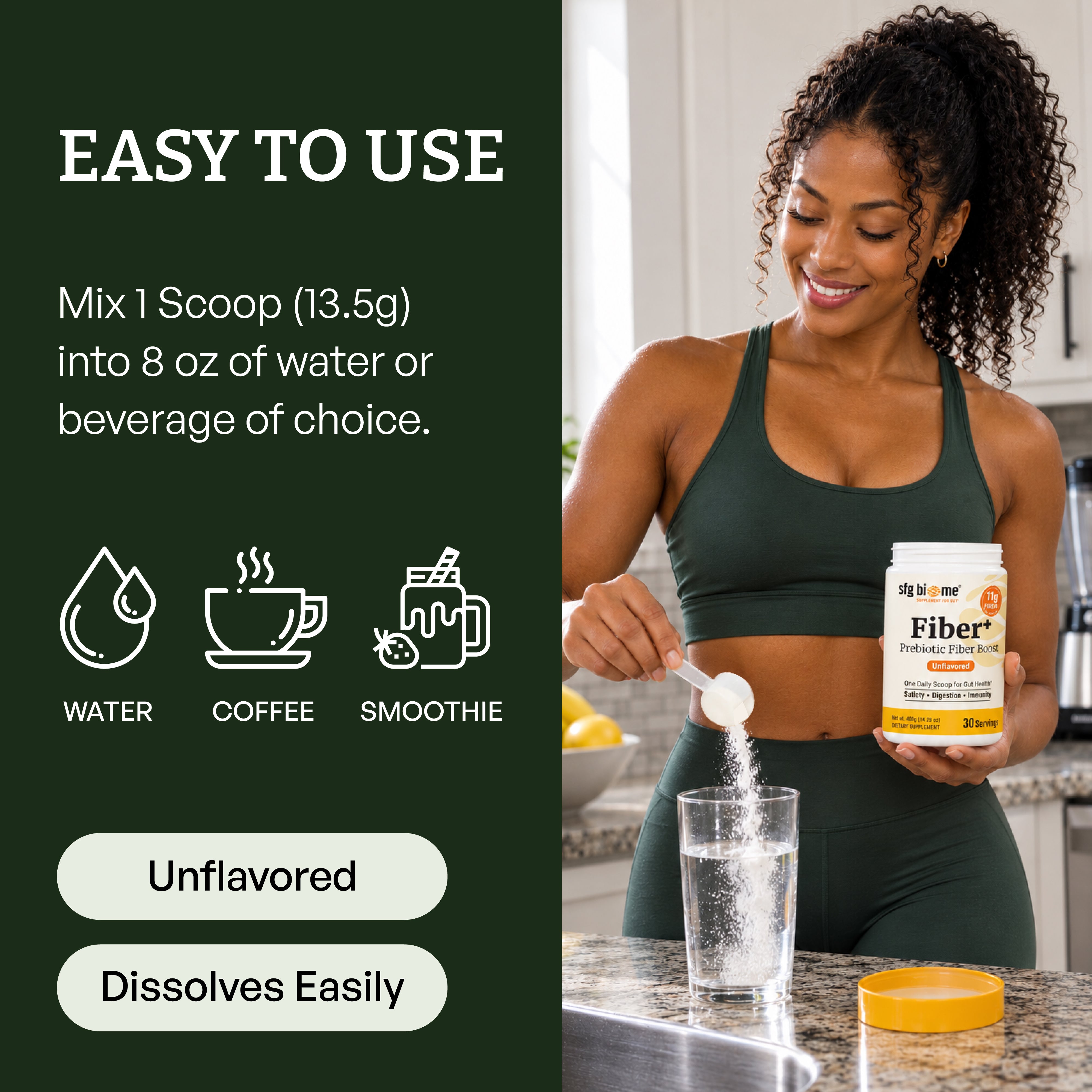 Fiber+ Prebiotic Fiber Boost